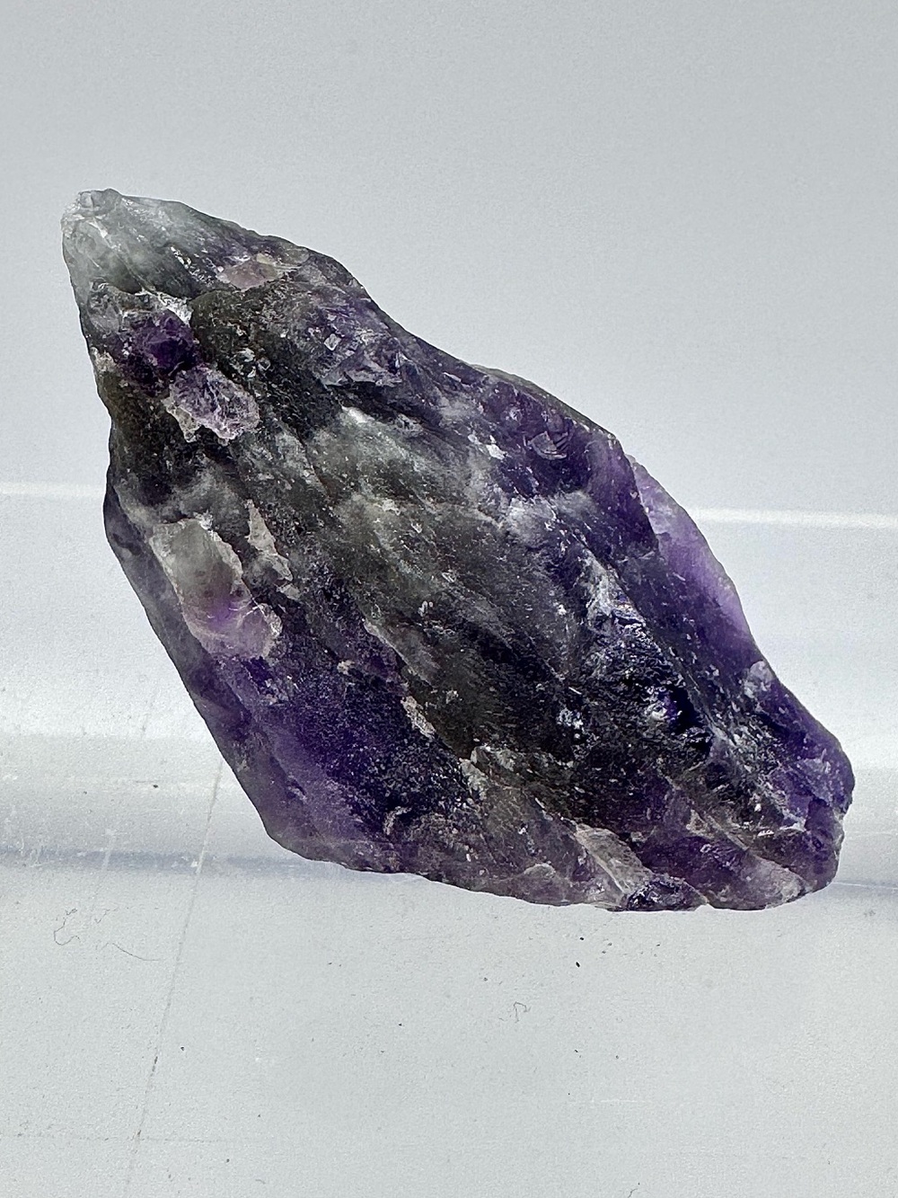 Natural Amethyst Crystal Point Specimen 42g Rough Purple Quartz Mineral